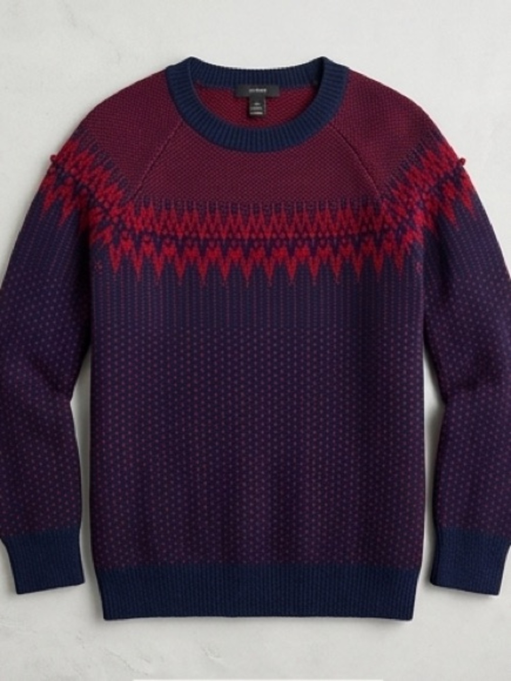 Cozy J. Crew Merino Wool Fair Isle Sweater 🧶 XXS